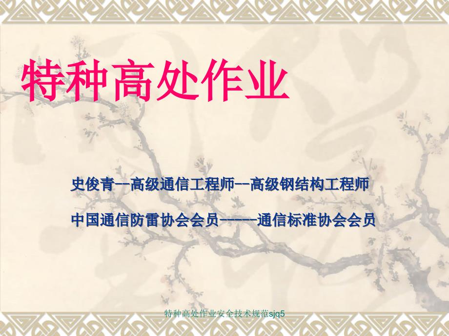 特种高处作业安全技术规范sjq5_第1页
