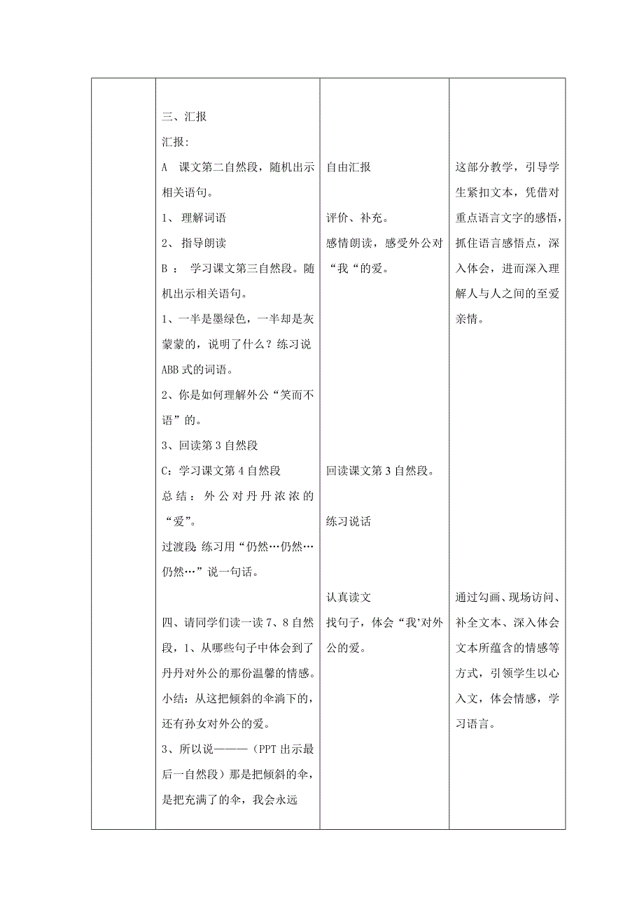 19、倾斜的伞《教案》_第2页