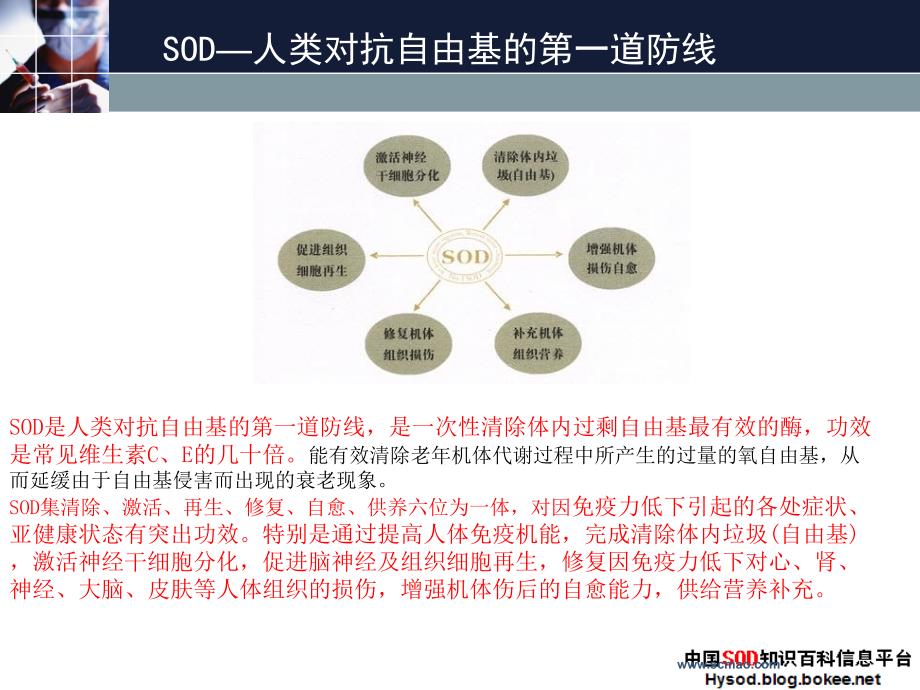 左有权讲座之超氧化物歧化酶(SOD)临床应用——(SOD治疗_第3页