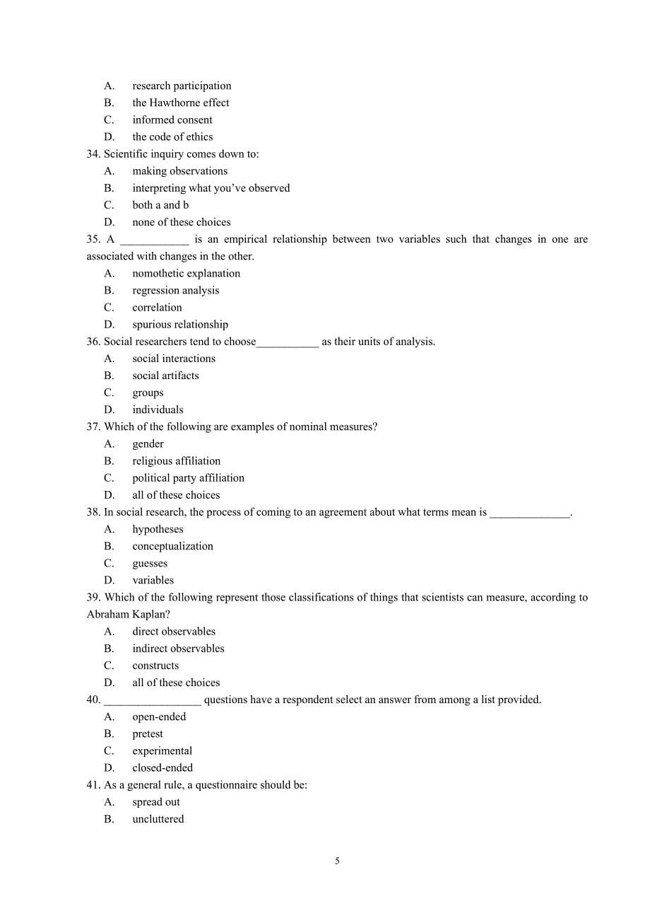 社会调查研究与方法复习题(1)_第5页