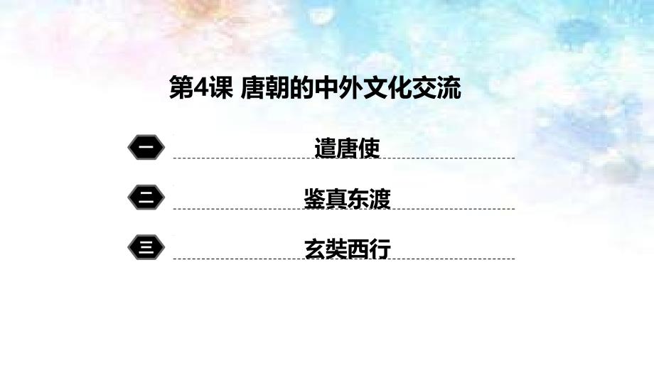 人教版七年级历史下册4《唐朝的中外文化交流》ppt课件_第3页