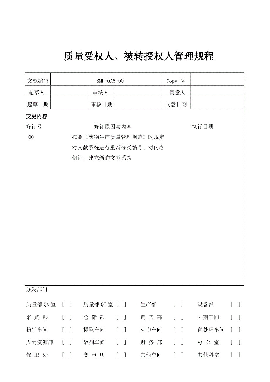 质量授权人被转授权人管理规程_第1页