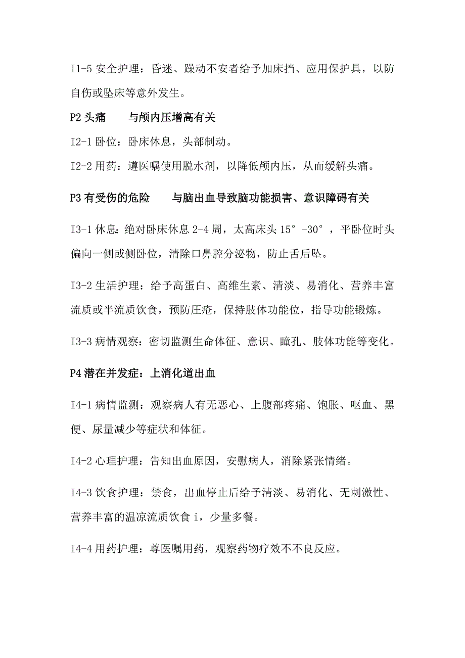 ICU常见病的护理诊断和护理措施_第4页