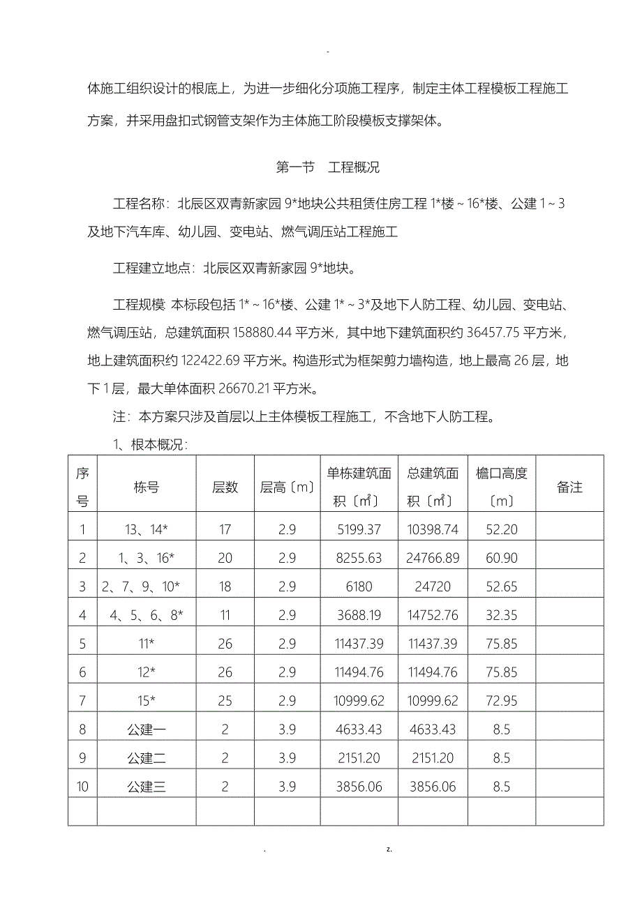 盘扣式支架模板建筑施工组织设计及对策_第2页