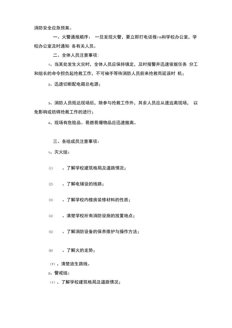 消防安全应急预案_第5页