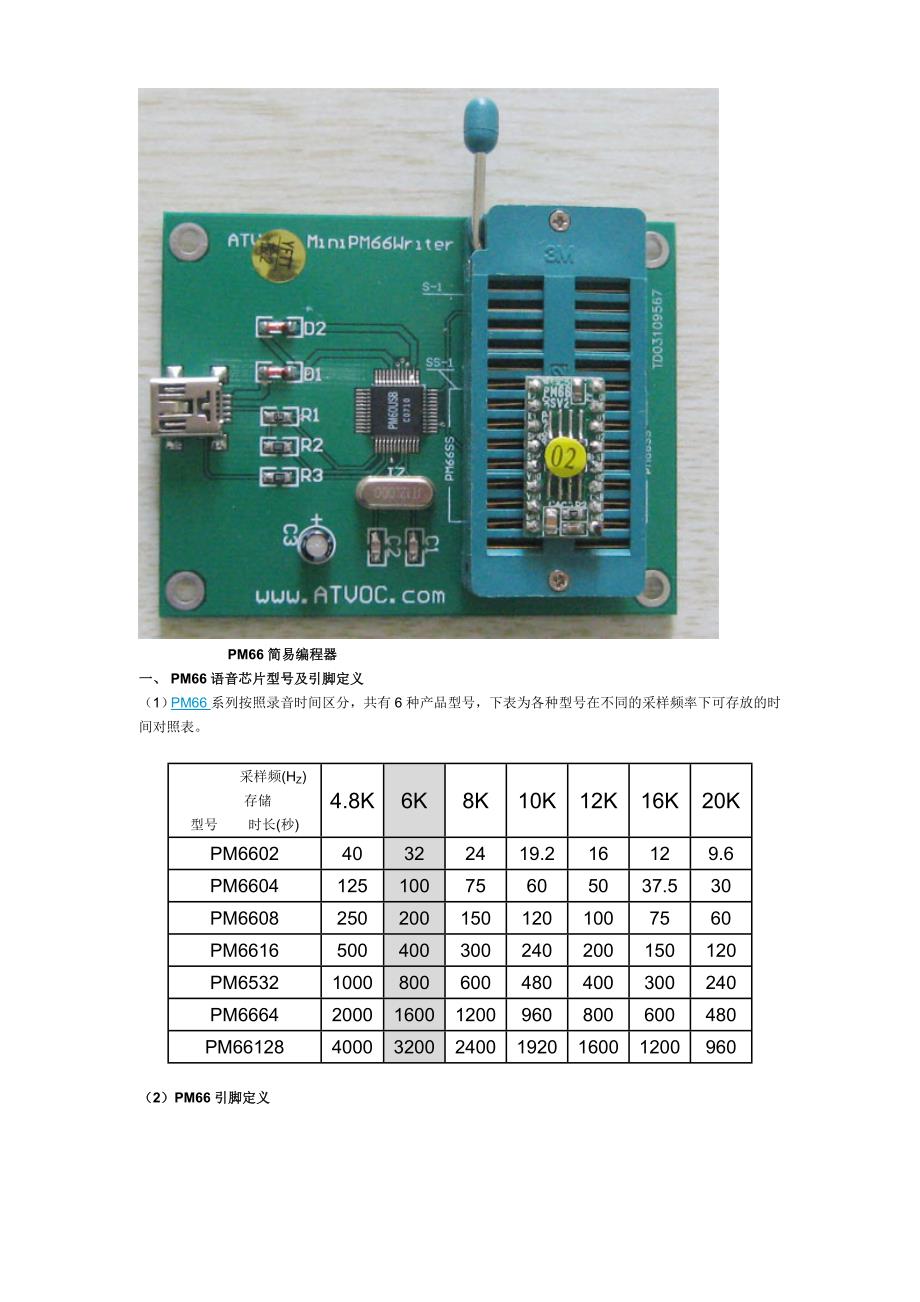 PM66(40~2000秒)高音质播放模组_第3页