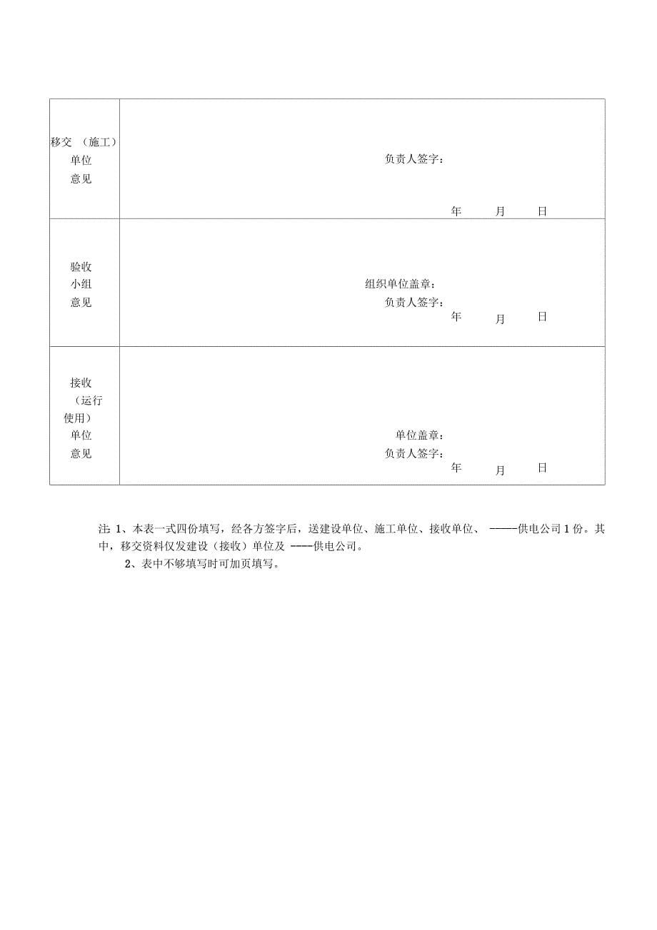 工程竣工验收移交报告_第5页