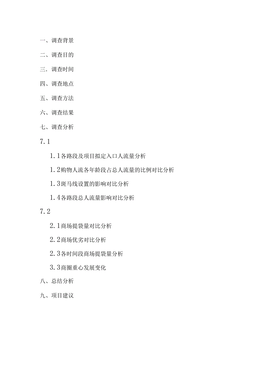 商业街人流量与场调查分析报告_第3页