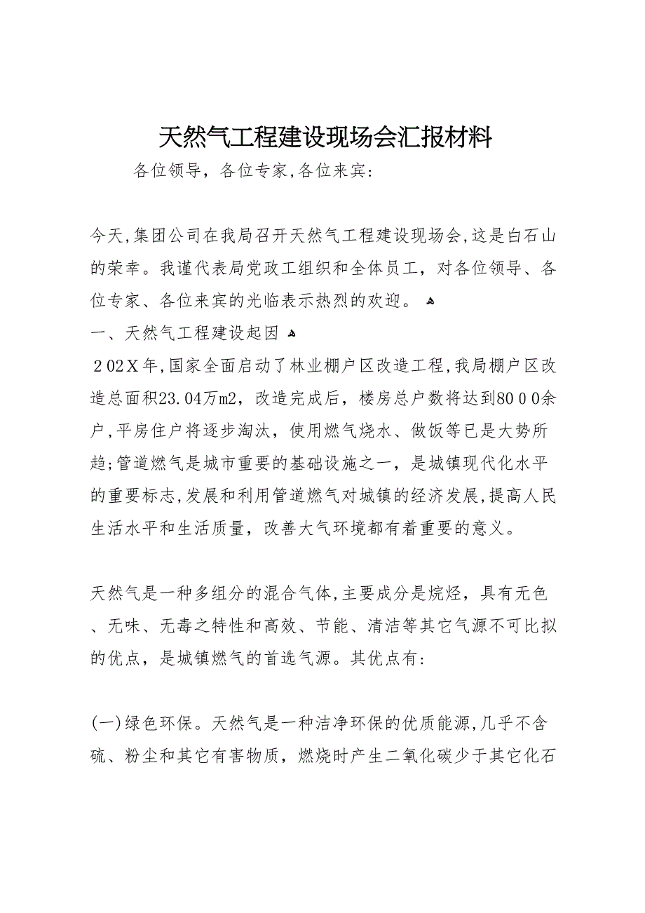 天然气工程建设现场会材料_第1页