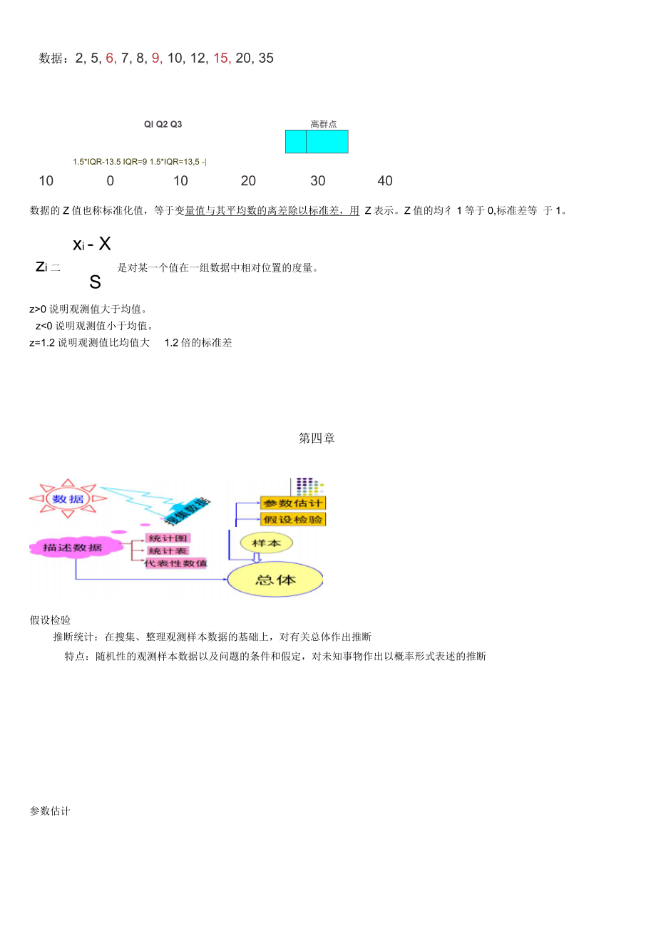 统计学重点部分归纳要点_第3页