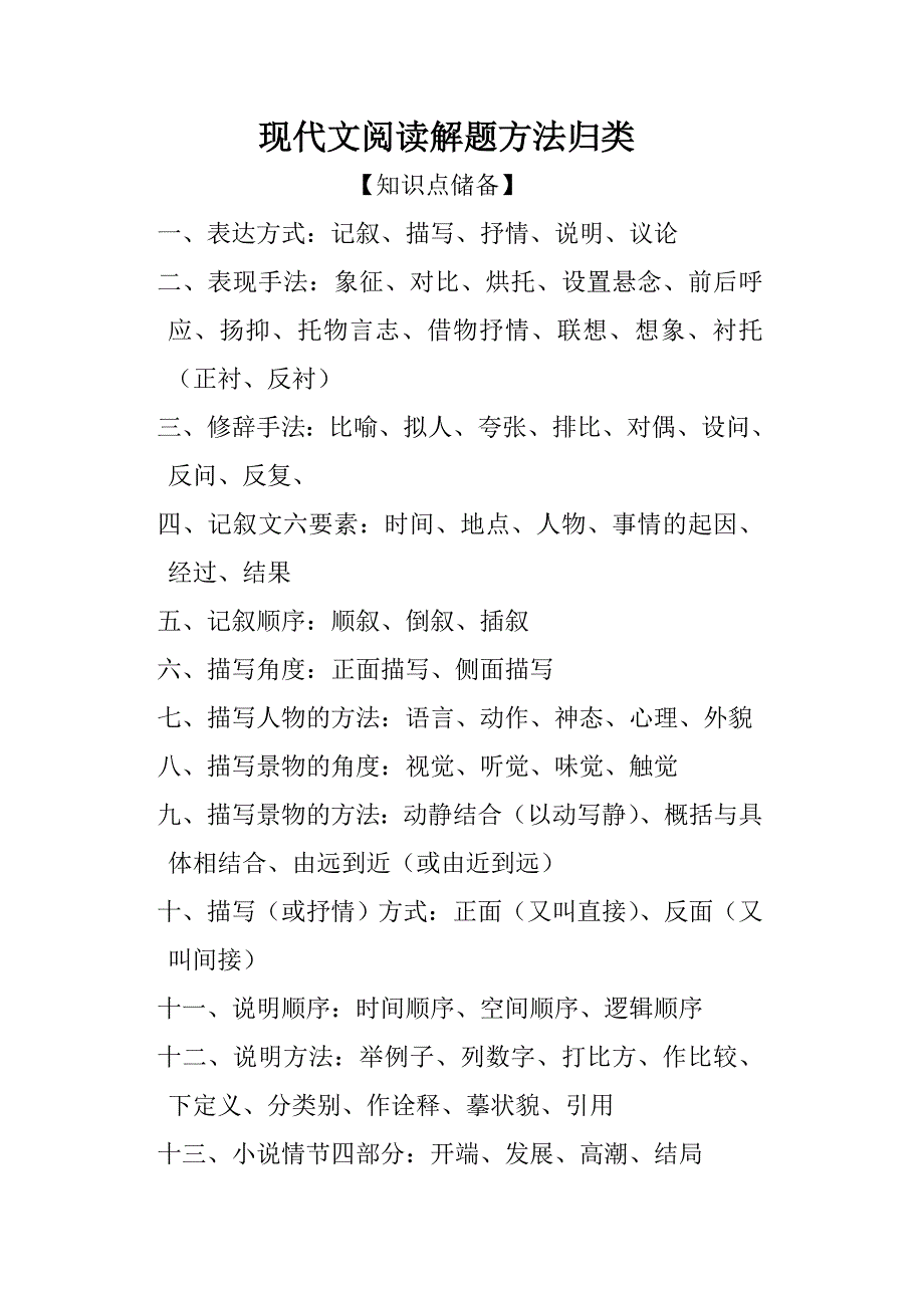 现代文阅读解题方法归类.doc_第1页