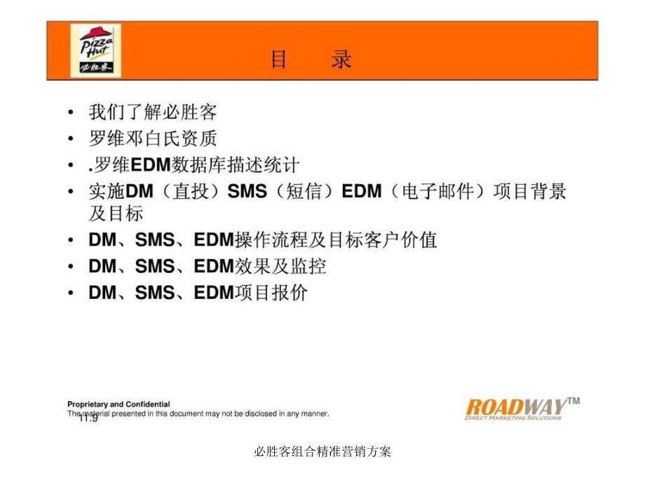 必胜客组合精准营销方案课件_第2页