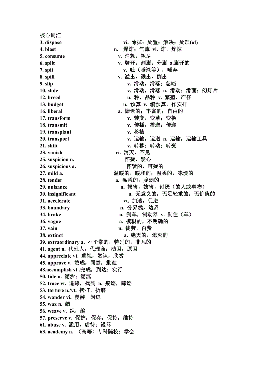 (精品)4核心700词_第1页