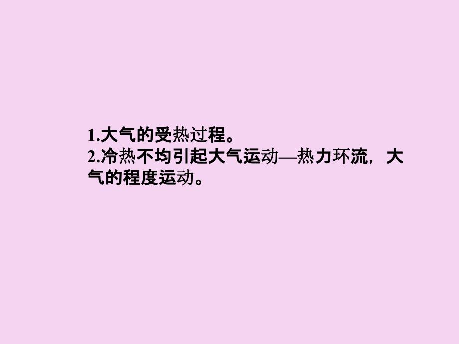 人教版地理必修12.1冷热不均引起大气运动ppt课件_第1页