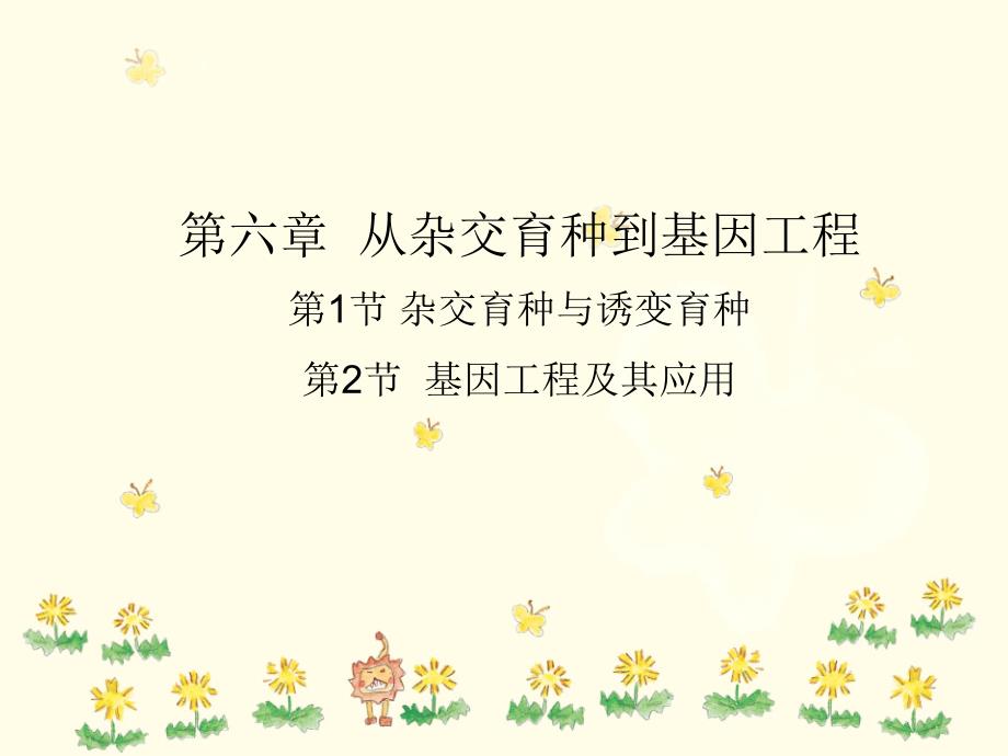 人教版高中生物必修二第六章-复习ppt课件_第1页
