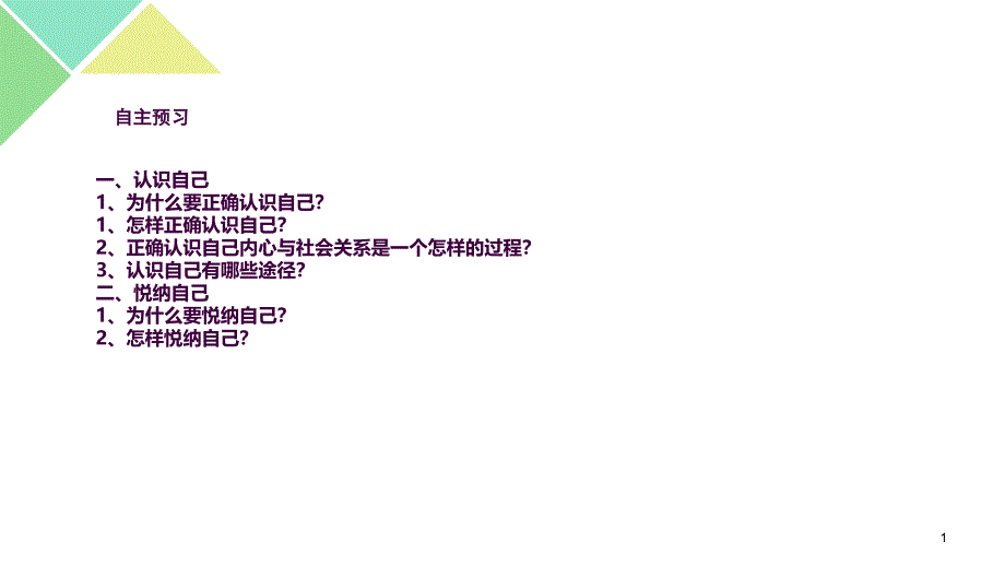 4.1悦纳自己ppt课件_第1页