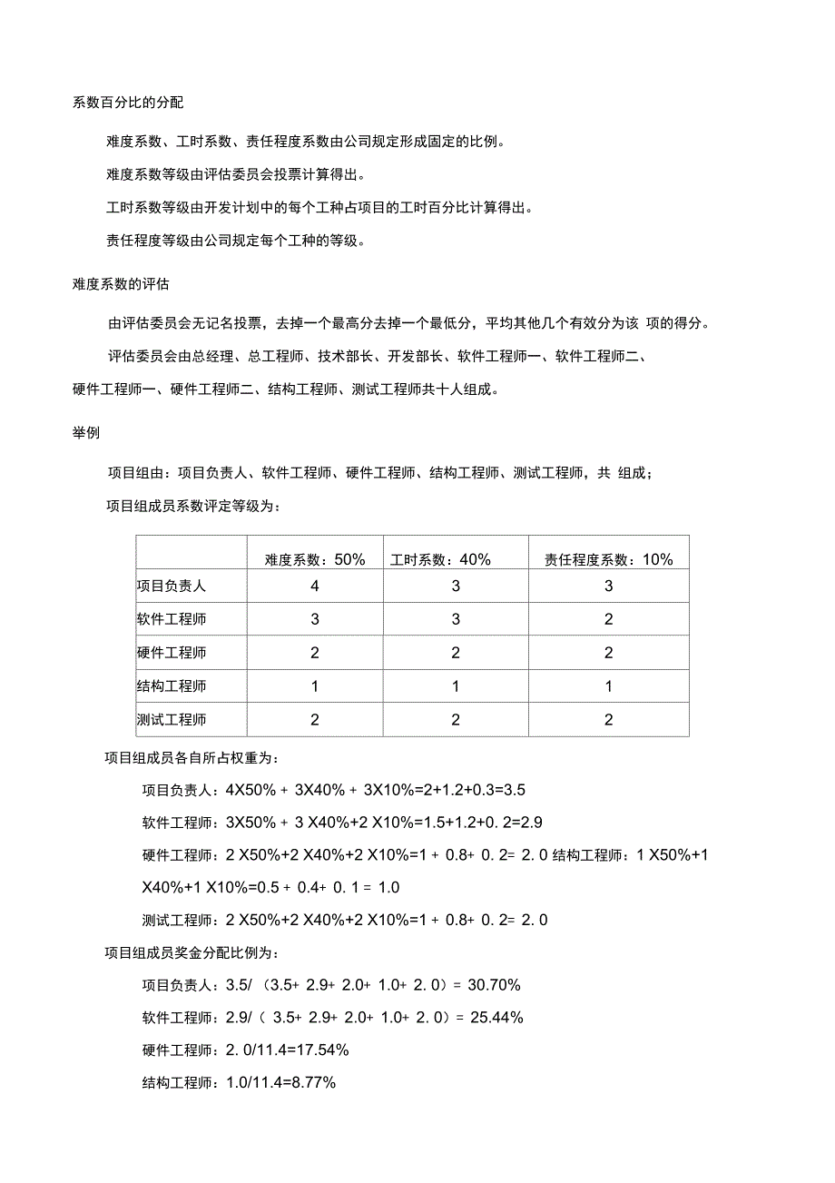 项目奖金分配制度_第4页