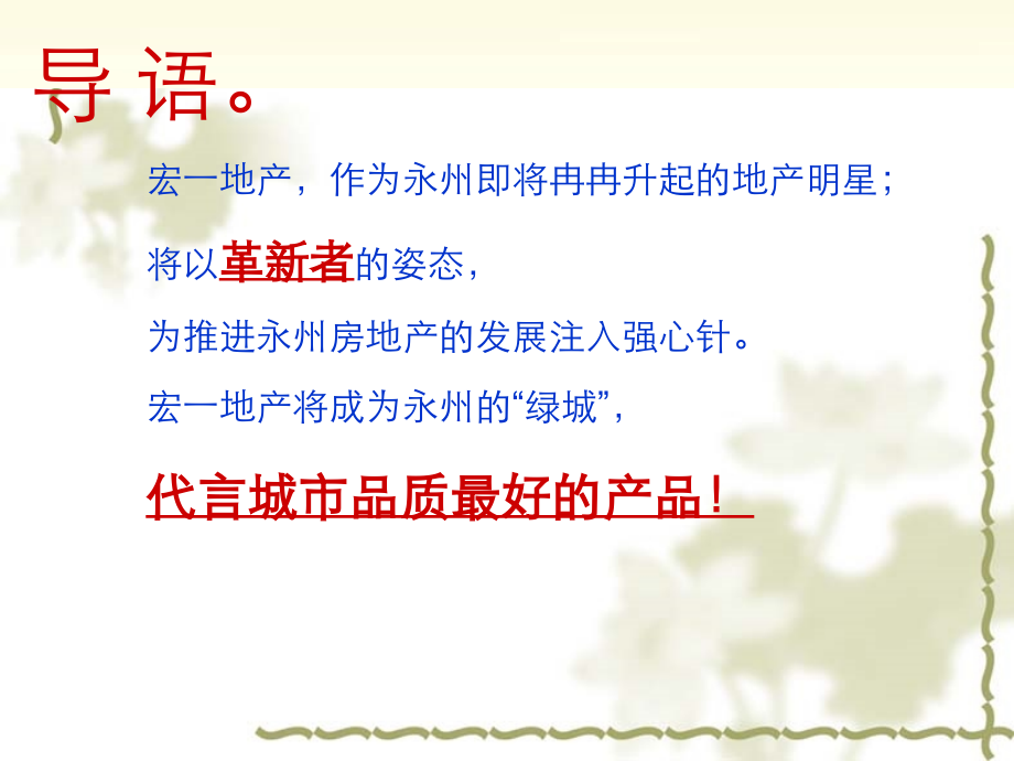 某市珊瑚西路项目前期策划定位报告2课件_第1页