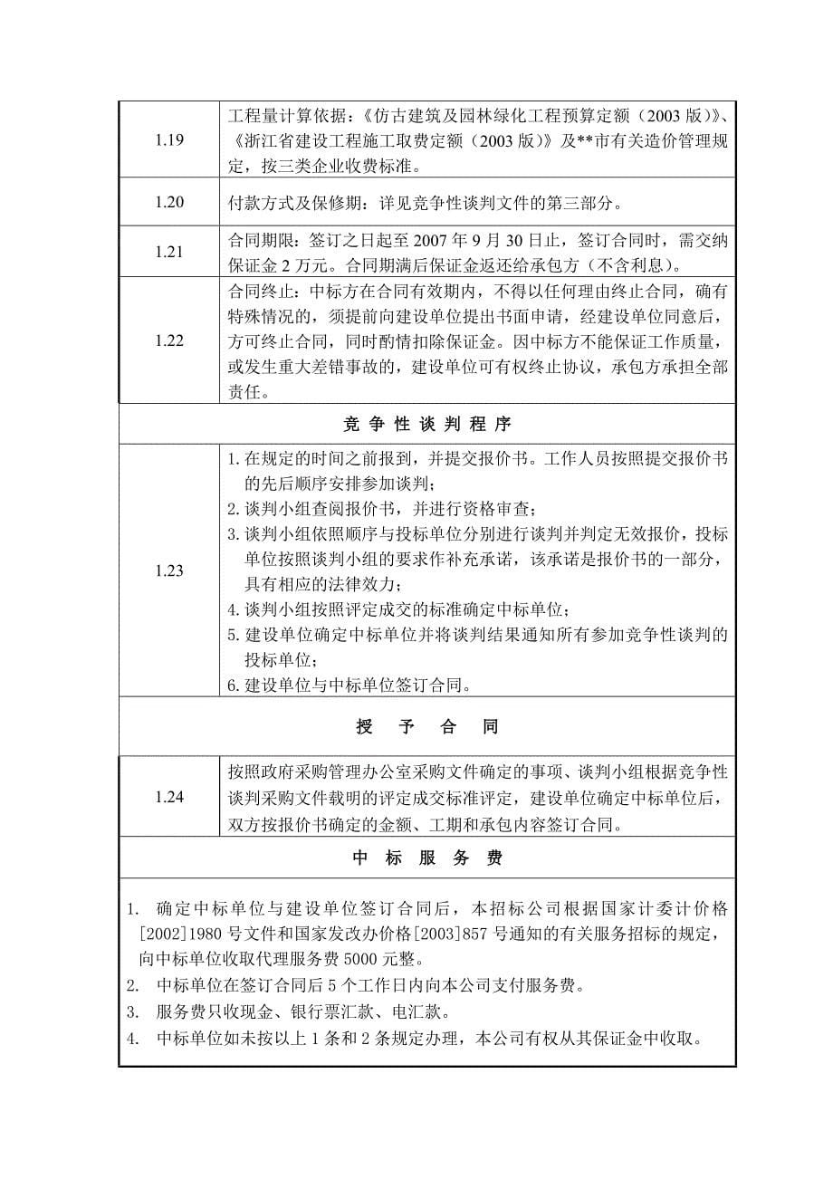 宁波市某寺古建筑博物馆工程施工招标文件.doc_第5页