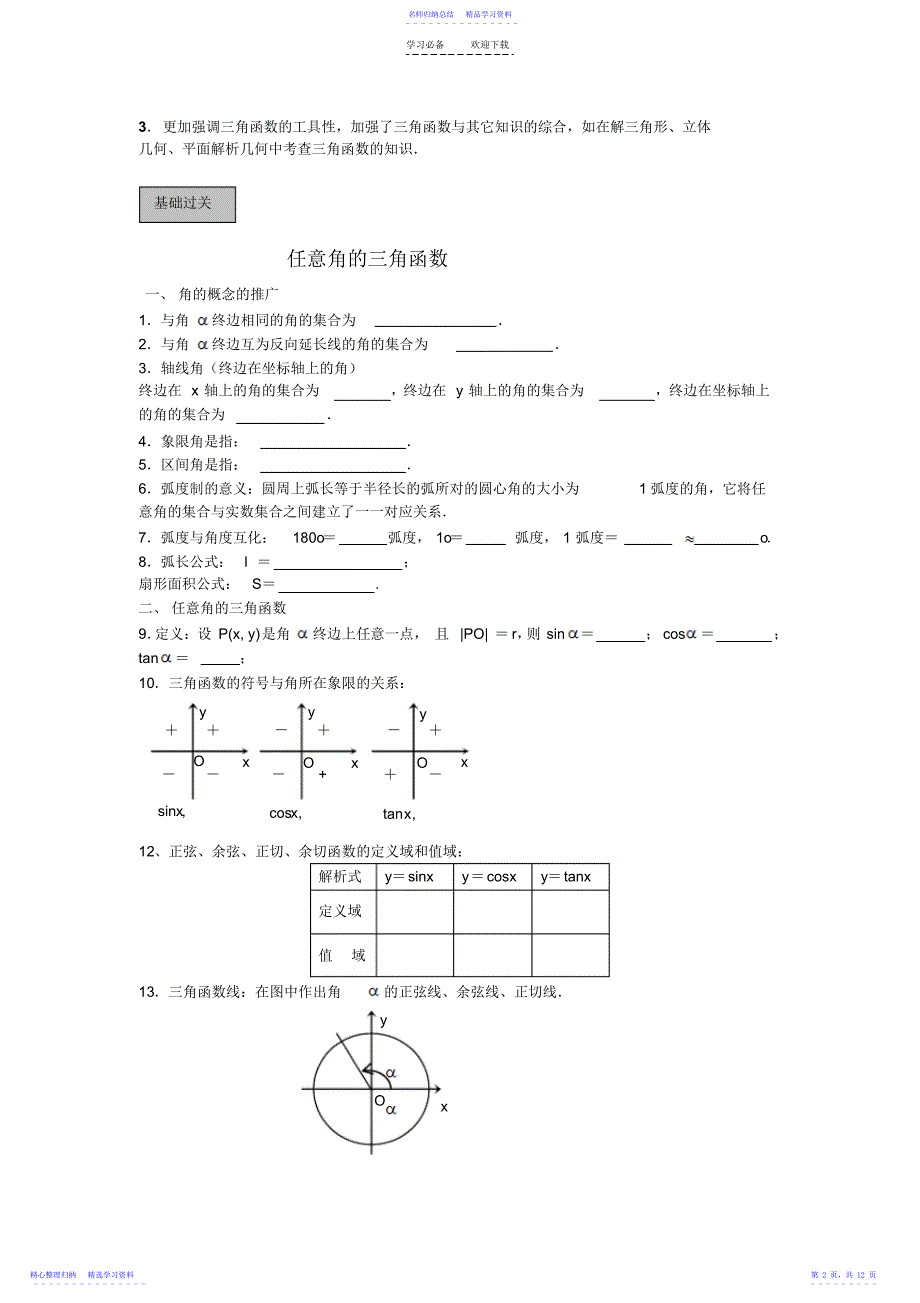 2022年三角函数总复习_第2页