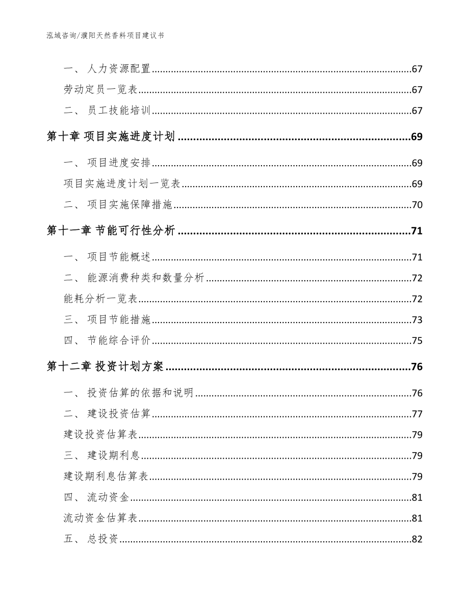濮阳天然香料项目建议书范文模板_第4页