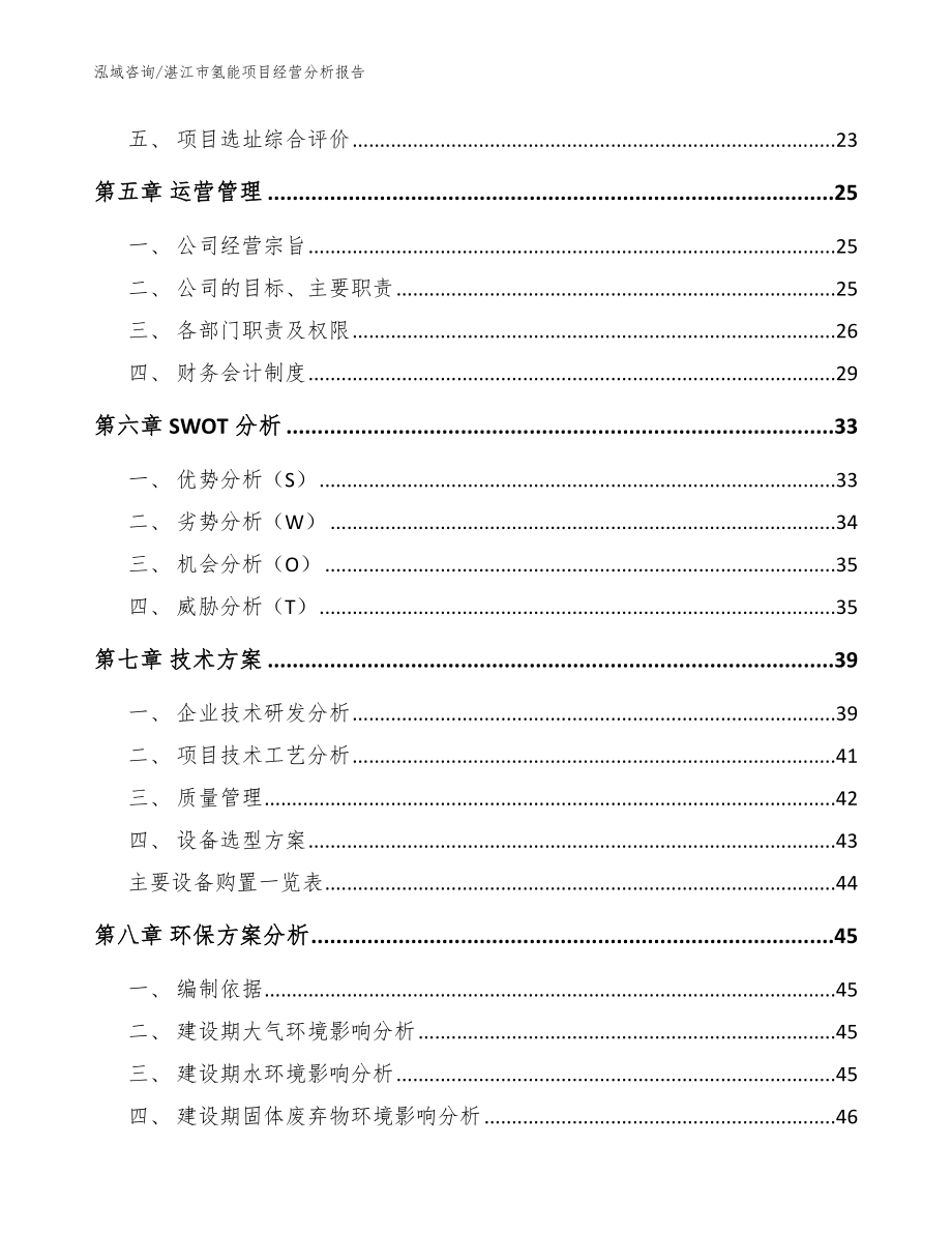 湛江市氢能项目经营分析报告_参考范文_第3页