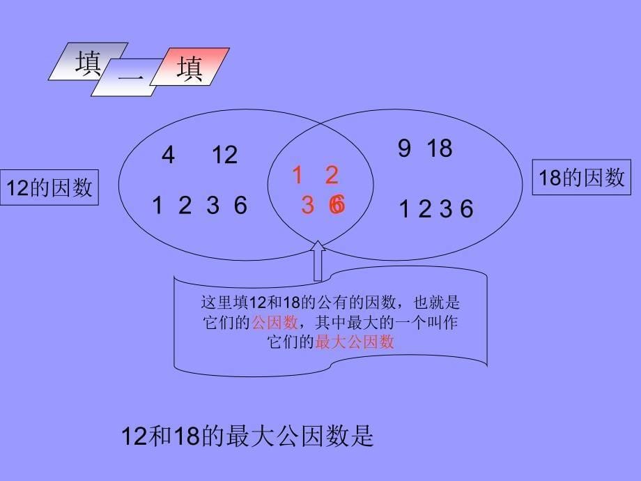 五年级上册数学课件5.6找最大公因数北师大版共16张PPT1_第5页