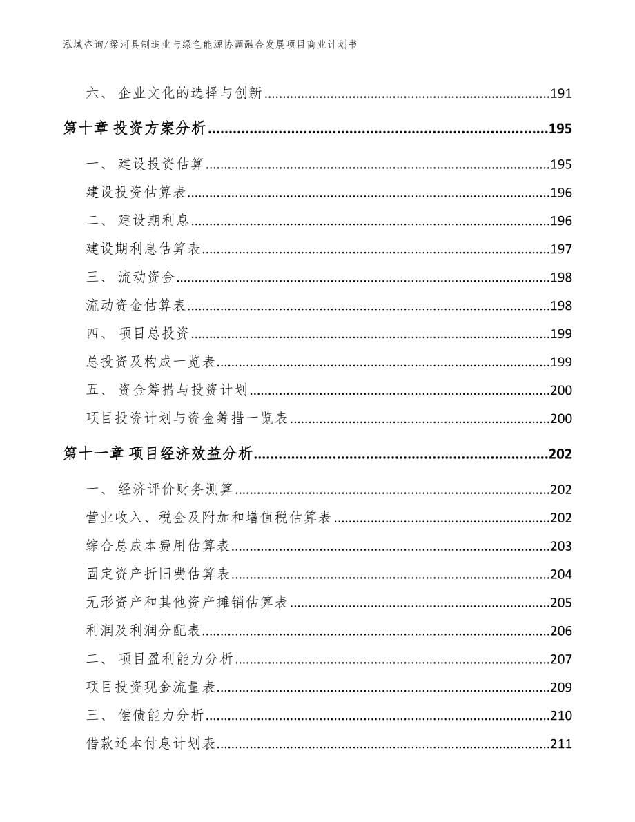 梁河县制造业与绿色能源协调融合发展项目商业计划书（模板范本）_第5页