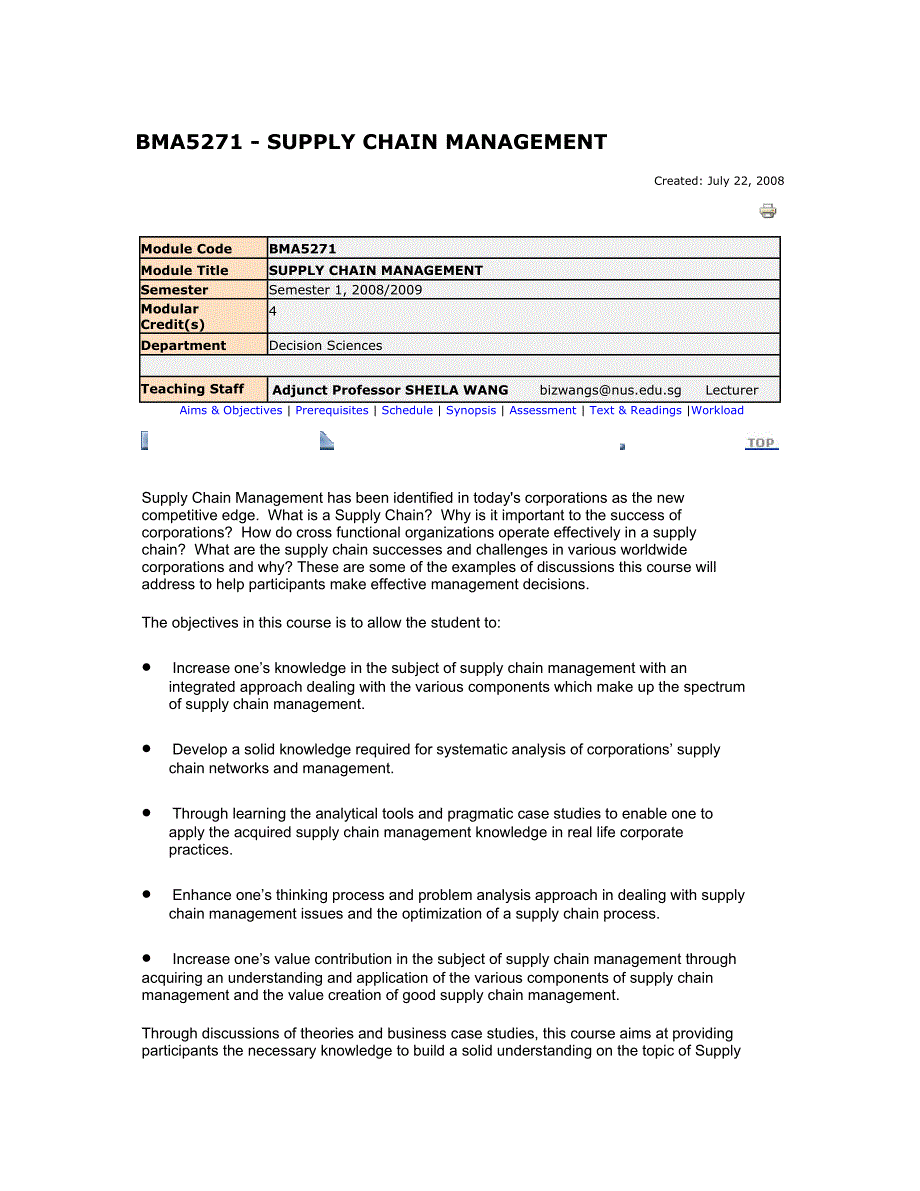 ivle course outline - bma5271_第1页