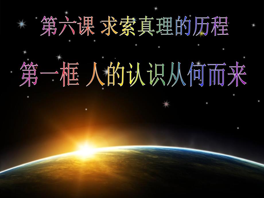 高中政治专题6.1人的认识从何而来课件提升版新人教版必修_第2页