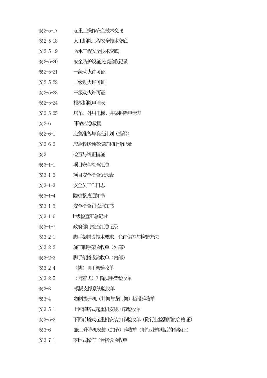 项目安全生产管理资料手册【建筑施工】_第5页