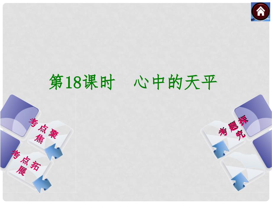 中考政治复习方案 心中的天平（考点聚焦+考点拓展+考题探究）课件 人民版_第1页