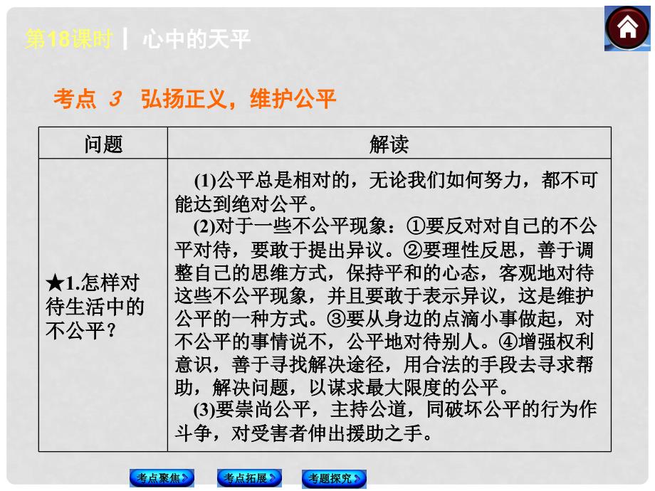 中考政治复习方案 心中的天平（考点聚焦+考点拓展+考题探究）课件 人民版_第4页