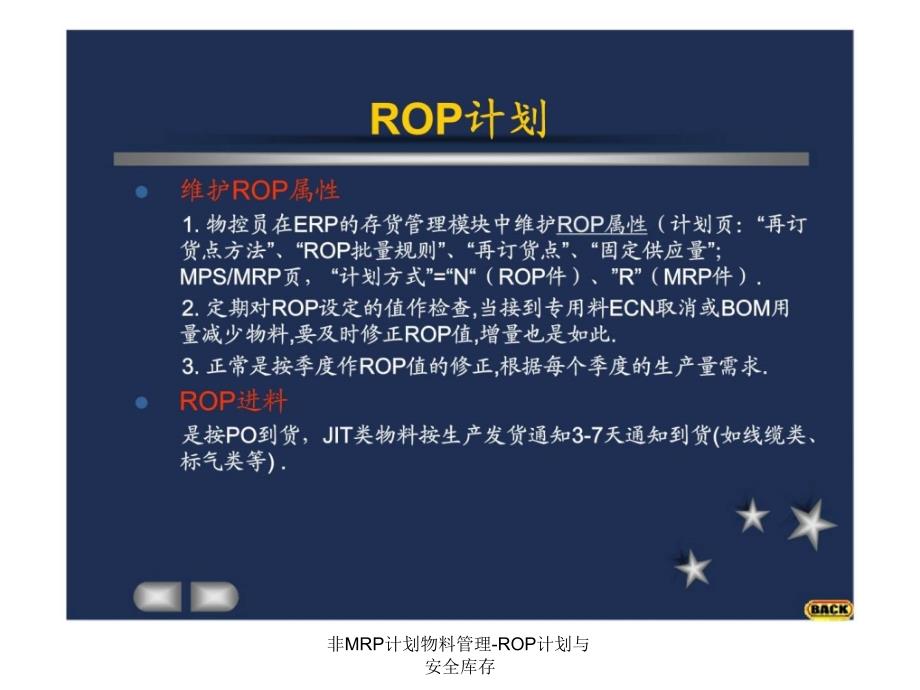 非MRP计划物料管理ROP计划与安全库存课件_第4页