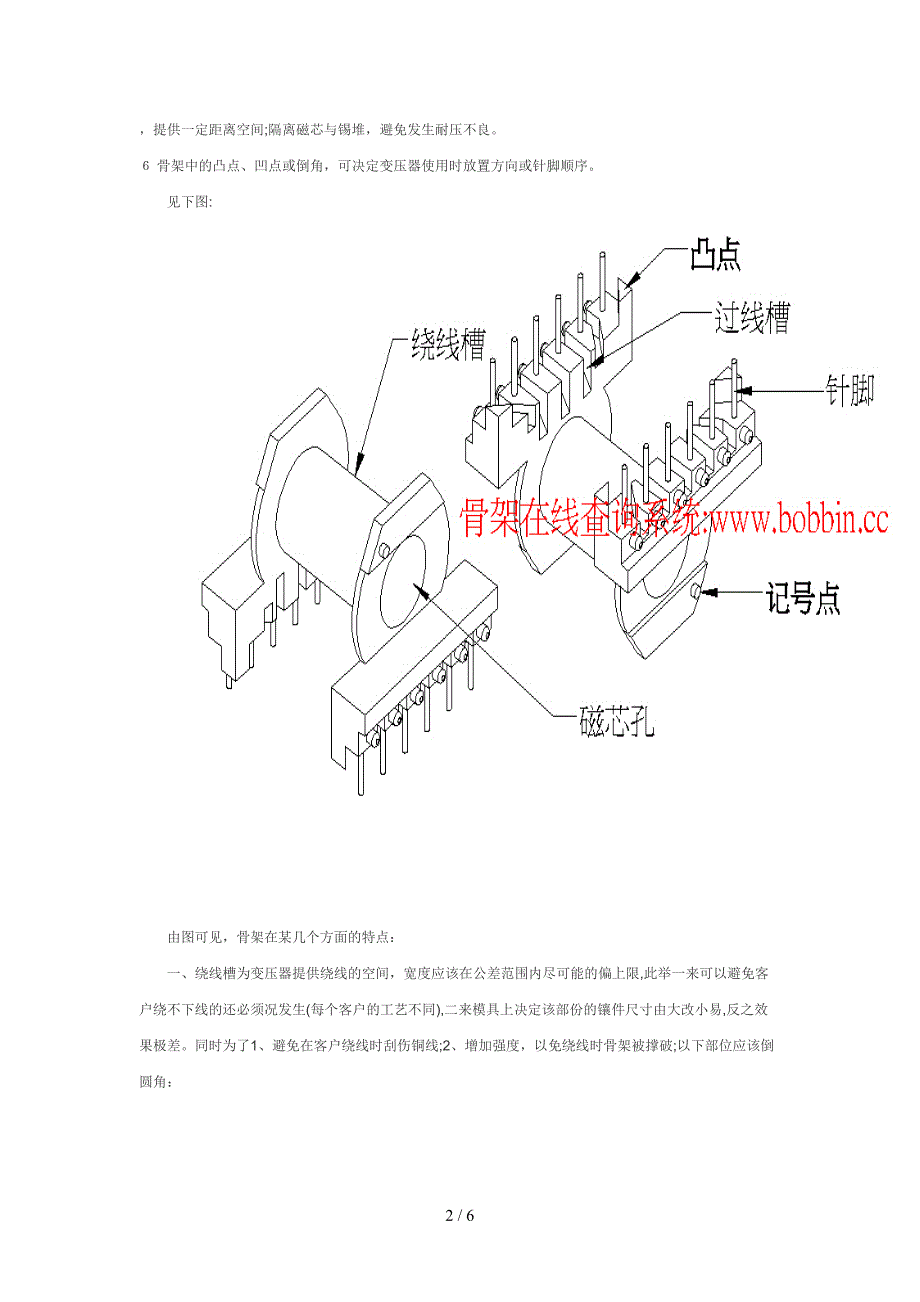 变压器骨架BOBBIN各部分功能详解_第2页