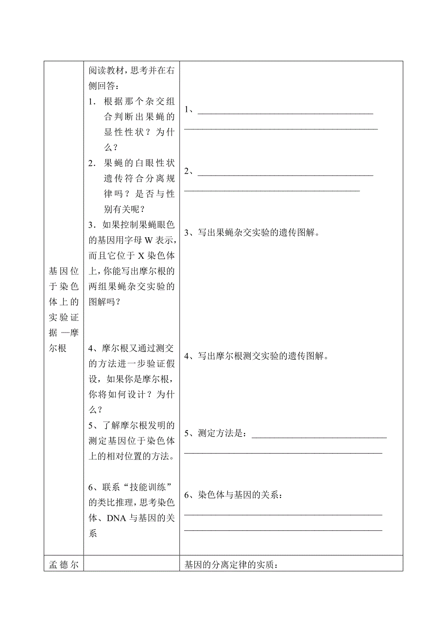 第05课时第二章第2节基因在染色体上(教育精品)_第2页