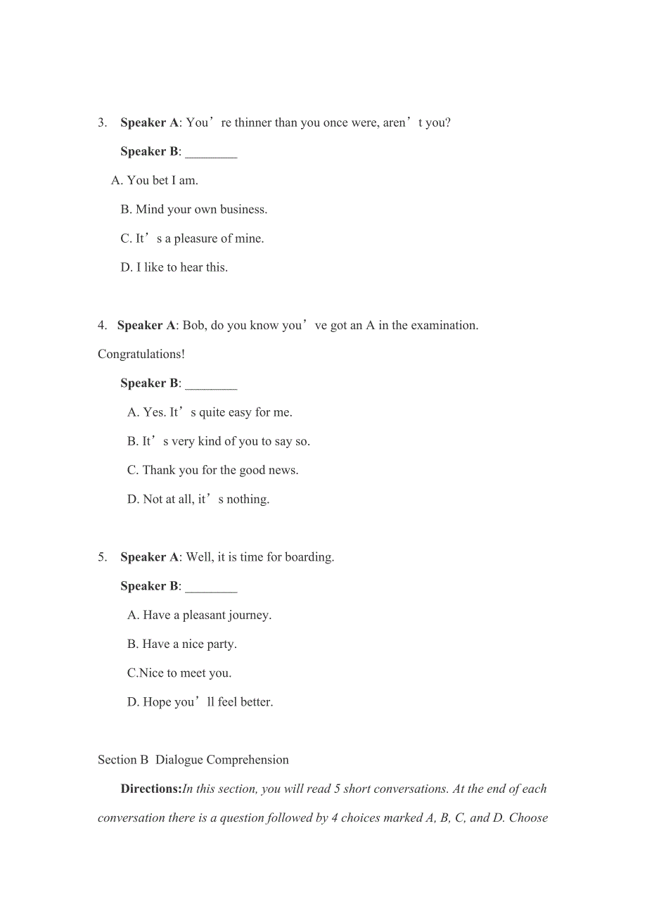 2023年学位英语必做试卷.doc_第2页