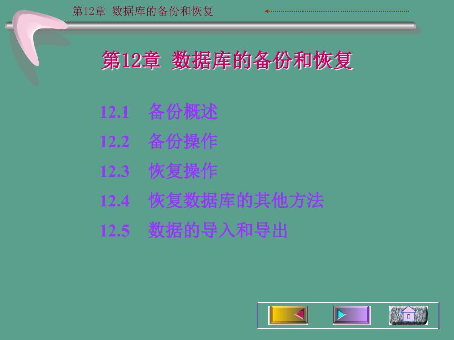 第12章数据库的备份和恢复ppt课件_第2页