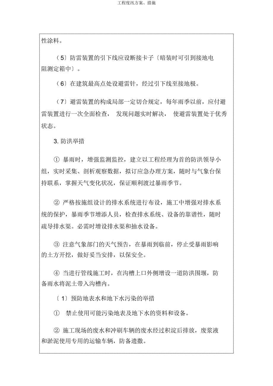 工程度汛方案措施.docx_第5页