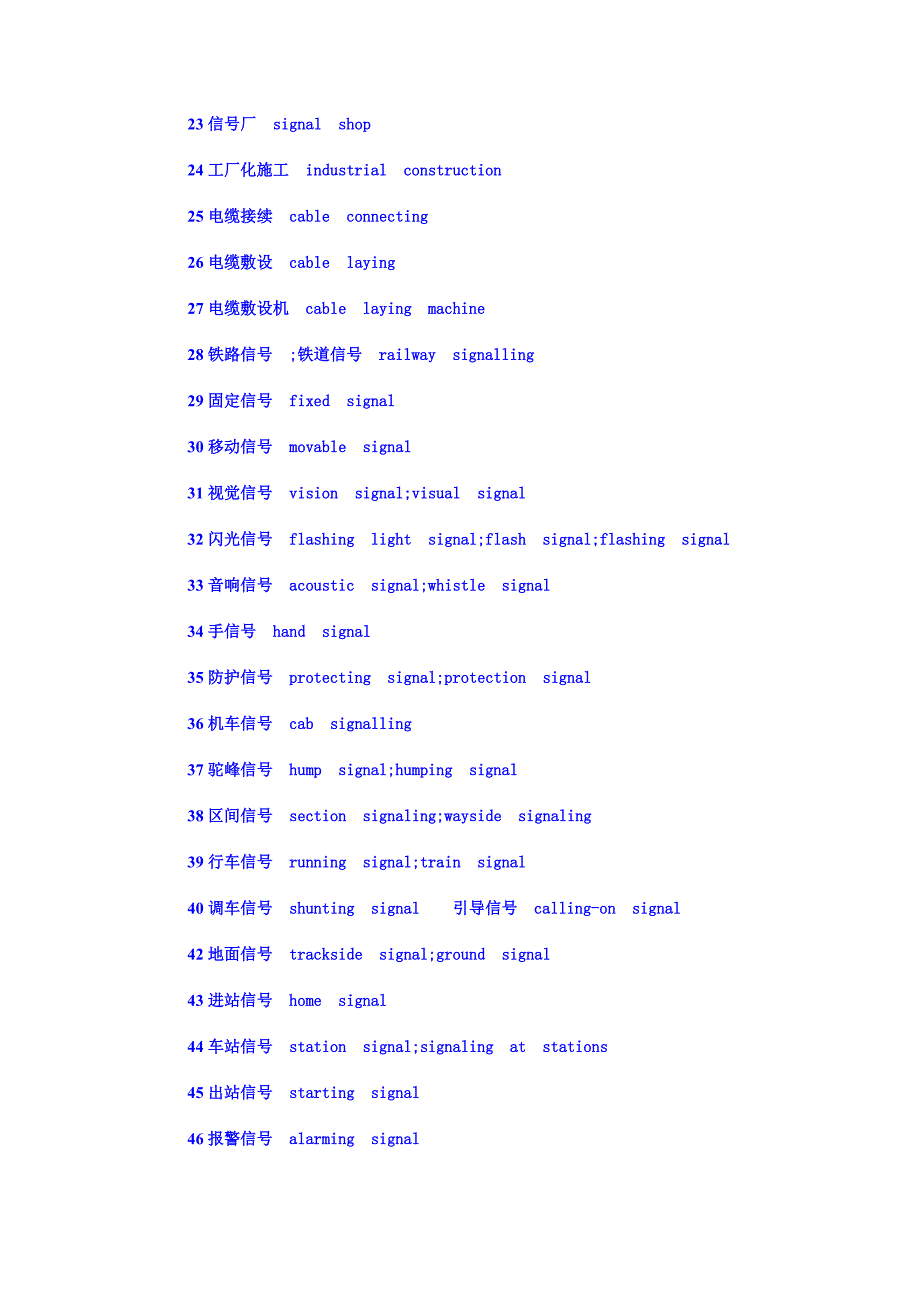 铁路信号专业英语_第2页