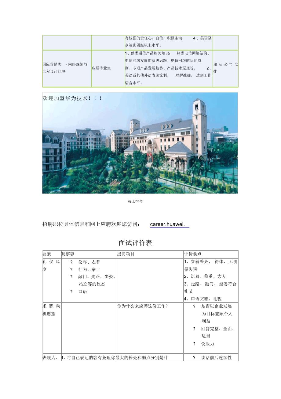 华为技术有限公司招聘计划书_第4页