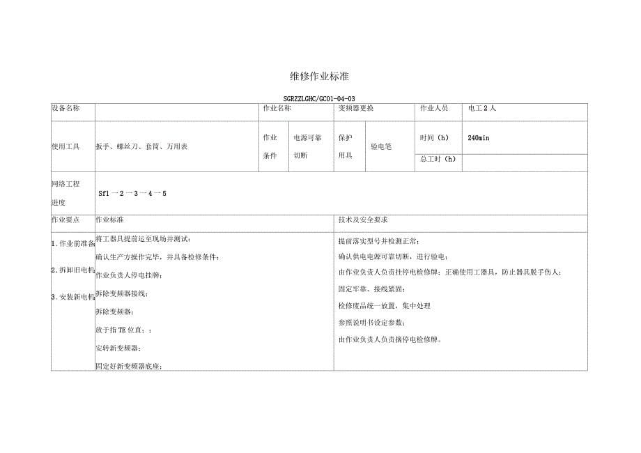 电气维修作业标准_第5页