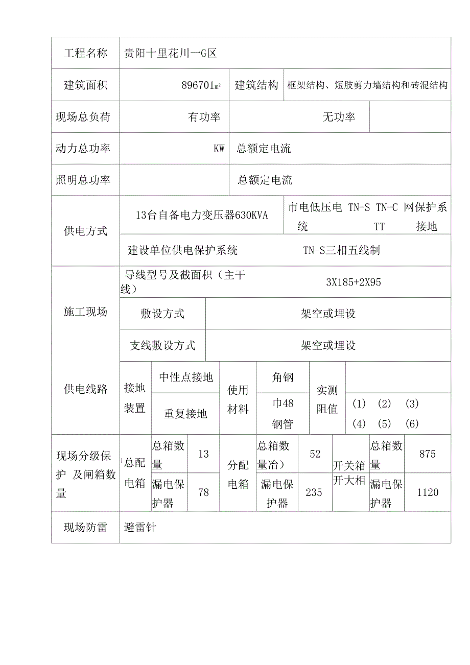 临时施工用电方案(范本)_第4页