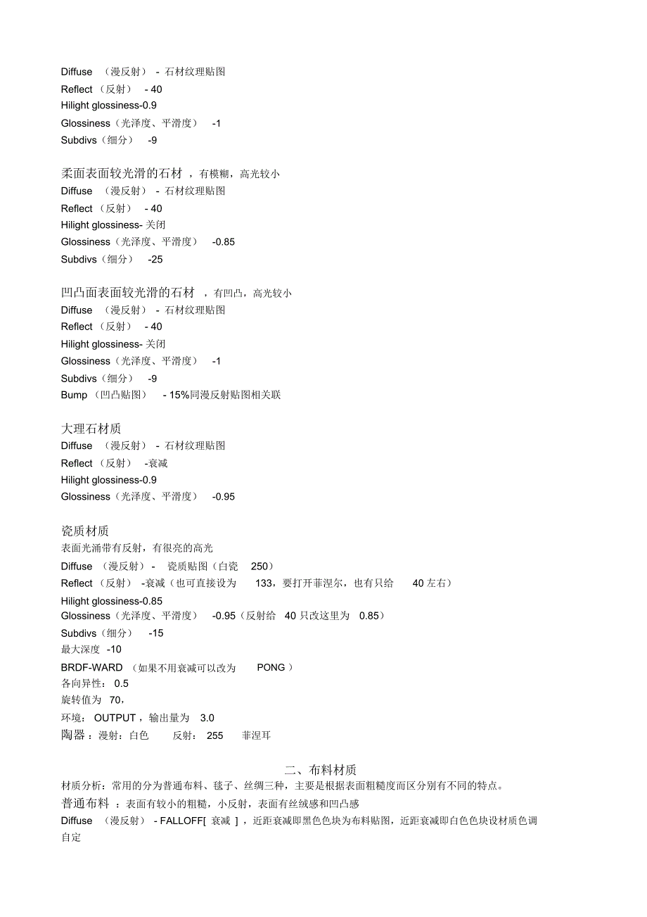 VRay材质参数和渲染设置_第3页