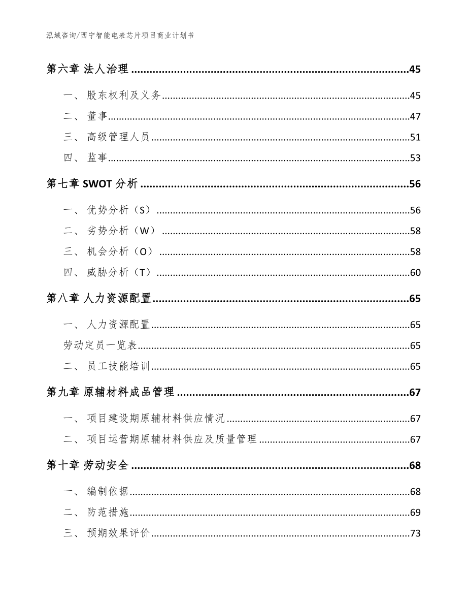 西宁智能电表芯片项目商业计划书模板范文_第4页