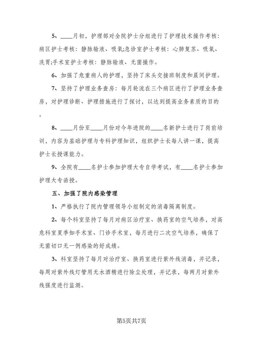 2023副主任护师工作总结模板（二篇）.doc_第5页