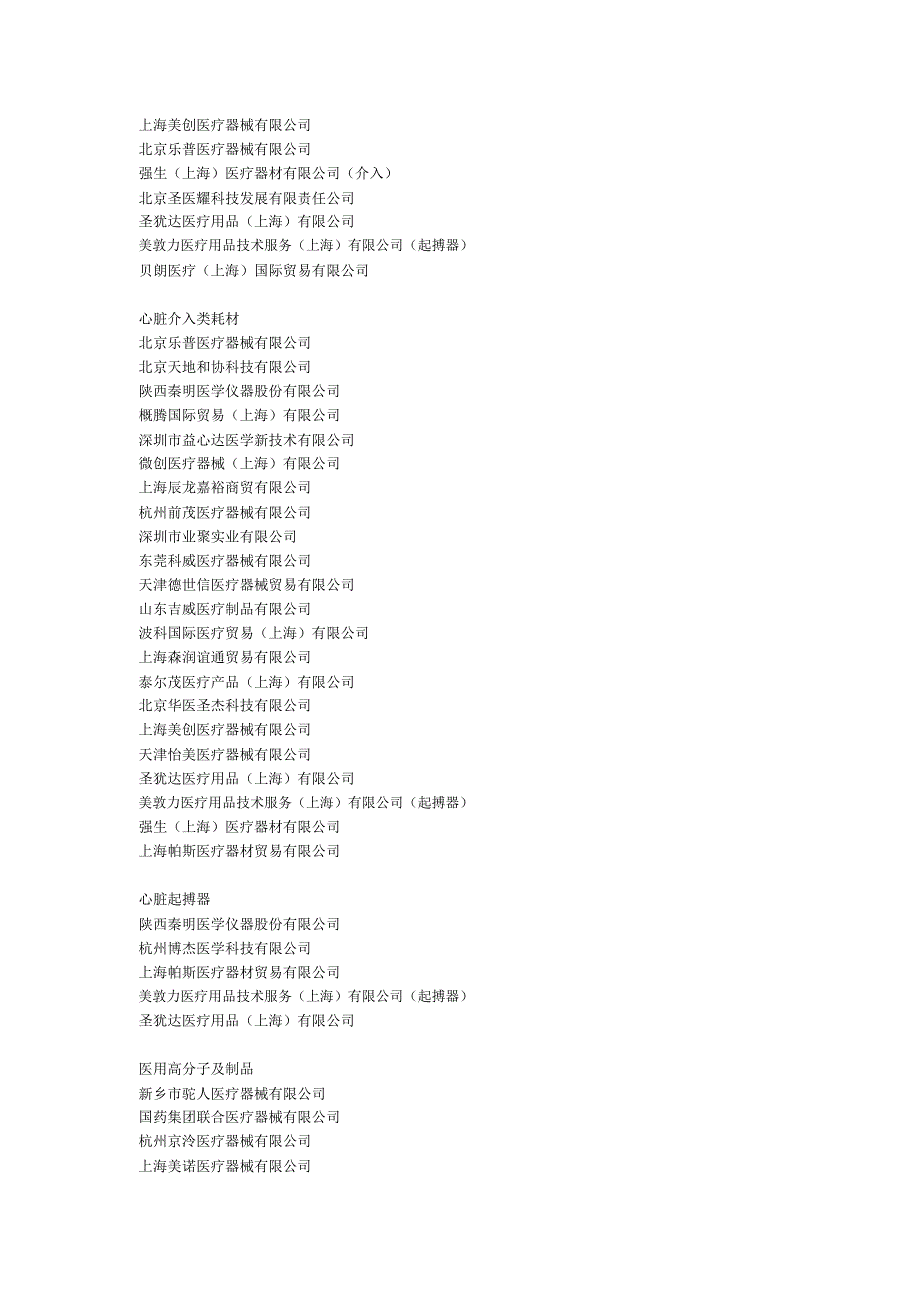 全国医疗器械公司一览_第4页