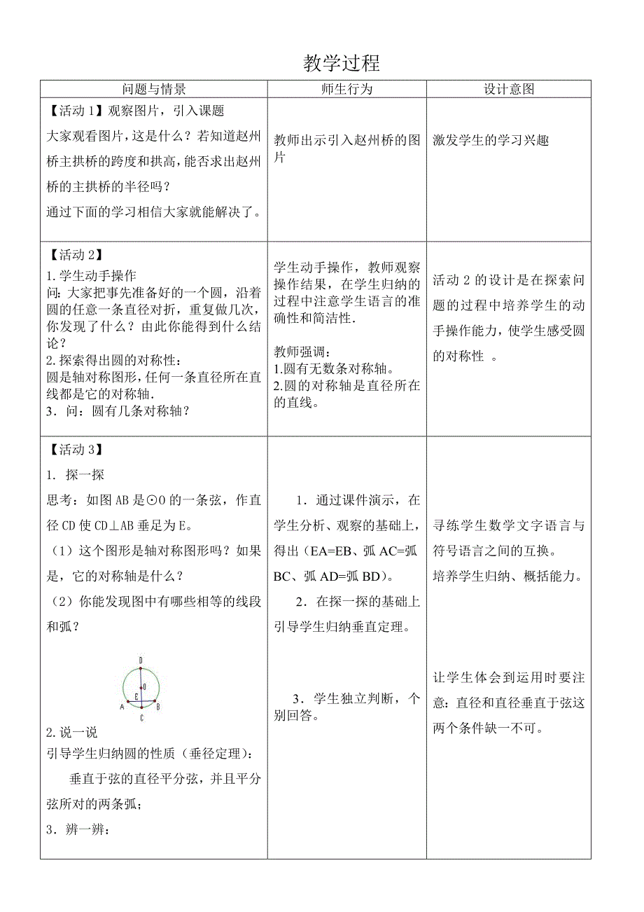 垂直于弦的直径第1课时教案_第2页