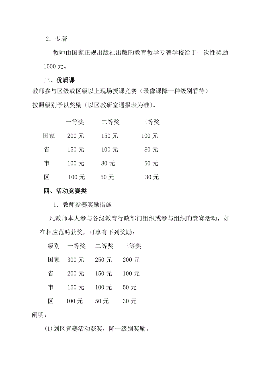 教师教研成果奖励实施专题方案_第2页