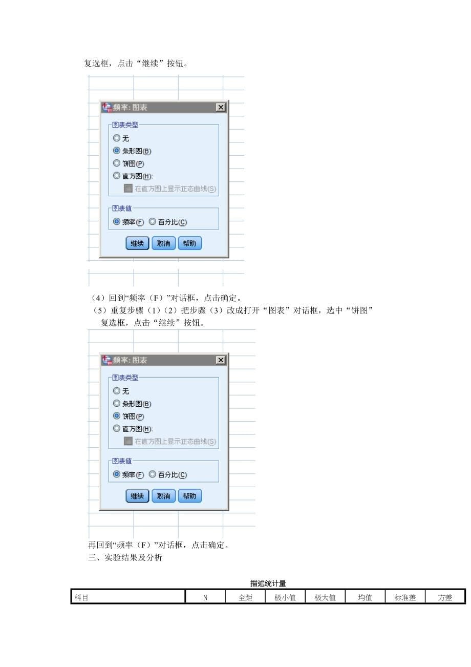 SPSS实验报告文档参考模板_第5页